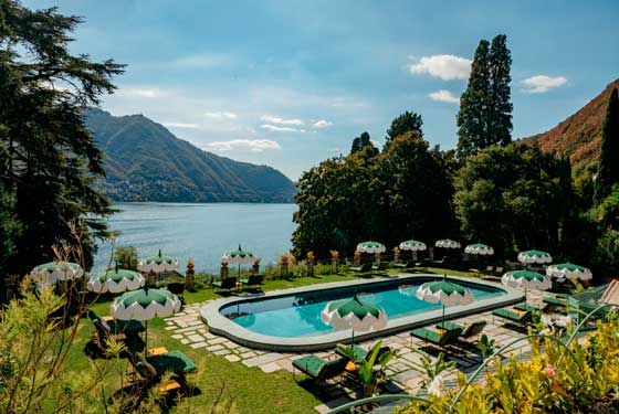 Profesionalhoreca, piscina del Passalacqua, junto al lago Como, The World’s 50 Best Hotels