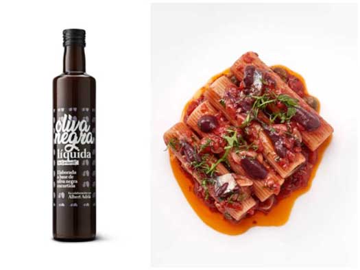 Profesionalhoreca, La Salsa de oliva negra de Caviaroli y plato de rigatoni a la putanesca elaborados con ella 