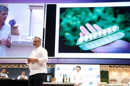 Profesionalhoreca, Angel León presenta la soja del mar, San Sebastián gastronomika 2023, auditorio