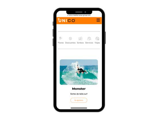 Profesionalhoreca, app Unico de Mediterranea Group
