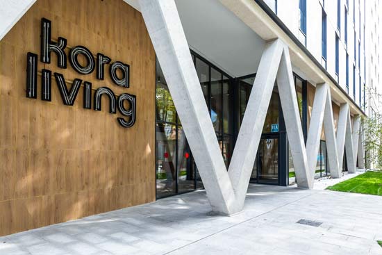 ProfesionalHoreca, fachada del aparthotel Kora Green City, en Vitoria