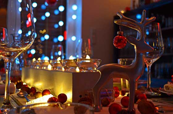 Profesionalhoreca, mesa decorada de Navidad