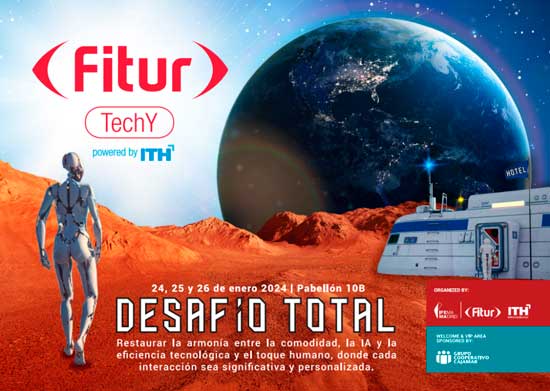 Profesionalhoreca, cartel de Fiturtechy, Fitur 2024, tecnología 