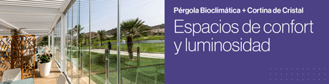Pérgola bioclimática + cortina de cristal Saxun: espacios de confort y luminosidad
