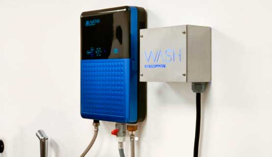 Profesionalhoreca, generador de ozono Avatar, y Wash by Ecofrog, el dispositivo que lo conecta a cualquier tipo de lavavajillas industrial