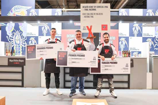 Profesionalhoreca, los ganadores del Desafío XChef by Cervezas 1906, Salón Gourmets 2024