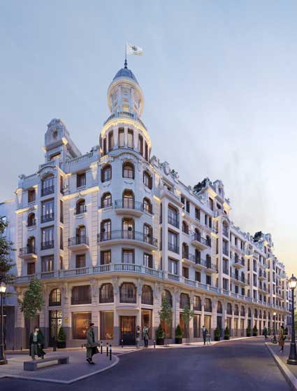 Profesionalhoreca, el edificio histórico de Madrid que albergará los apartamentos SLS Madrid Infantas Residences