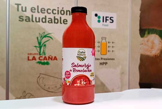 Profesionalhoreca, salmorejo de remolacha Caña Nature