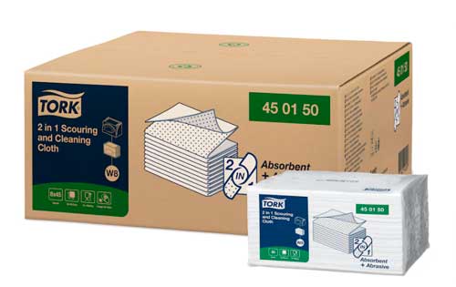 Profesionalhoreca, Tork Paño 2 en 1 Desengrasado y Limpieza