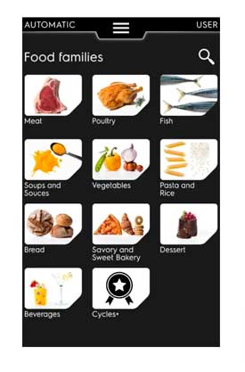 Profesionalhoreca, pantalla táctil del abatidor Skyline de Electrolux Professional