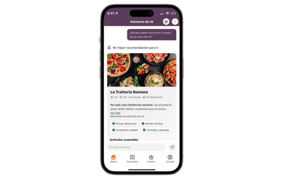 ProfesionalHoreca, asistente de Inteligencia Artificial de Just Eat 