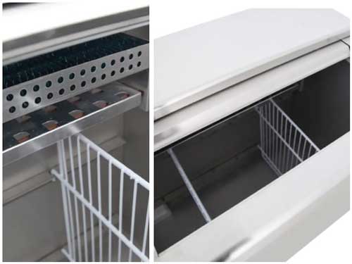 Profesionalhoreca, interior del enfriador de botellas horizontal BHC, de Tefcold