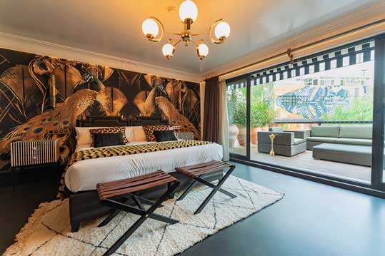 Profesional Horeca, suite del hotel Glam Taoo