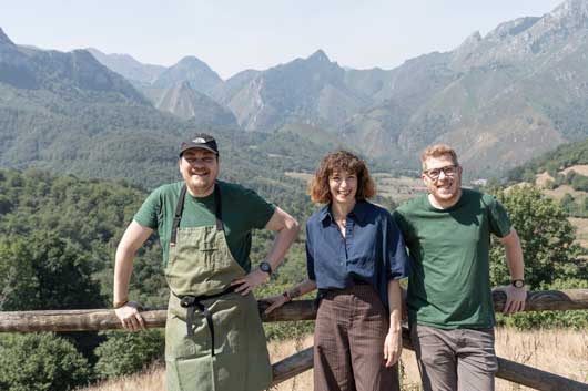 Profesional Horeca, Fran Montes, Patricia Mera y Julián Mera, el equipo de Texu