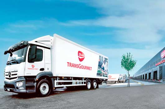 Profesional Horeca, camión de reparto de Transgourmet Ibérica