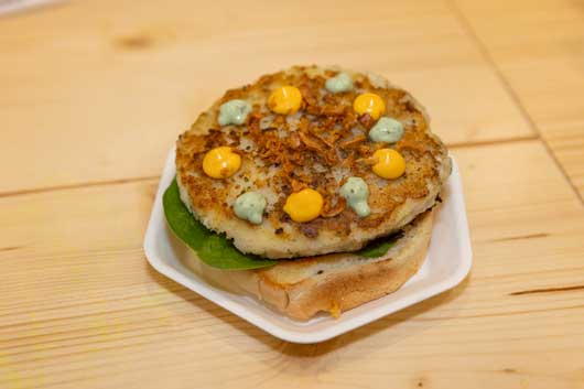 Profesional Horeca, burger de abadejo de Ibercook Food Service, Congalsa