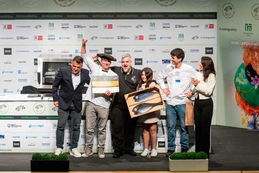 Profesional Horeca, Iñigo Tizón y Alberto Loro del Gran Sol de Hondarribia, campeones 2025 del Campeonato de de Pintxos de Euskadi y Navarra