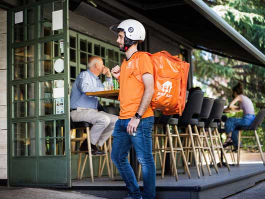 Profesionalhoreca, repartidor de Just Eat, curso de delivery