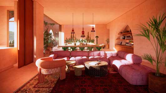 Profesional Horeca, salón del hotel Nômade Temple Ibiza