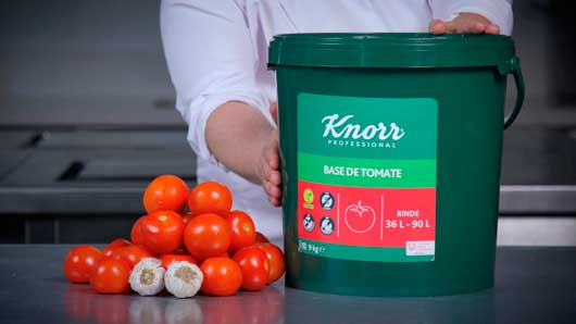 Profesional Horeca, nueva base de tomate de Knorr Professional 