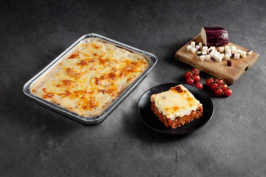 Profesional Horeca, Parmigiana de berenjena, uno de los gratinados en bandeja 1⁄2 gastronorm de Tutti Food