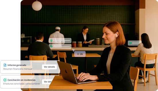 Profesional Horeca, Fina, primera agente IA de Haddock