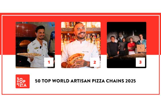 Profesional Horeca, Da Michele, Big Mamma y Grosso Napoletano, mejores cadenas de pizza artesanal del mundo según 50 Top Pizza
