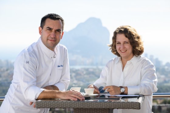 Profesional Horeca, PaoloCasagrande e Irina Skriabina, CEO del grupo Orobianco