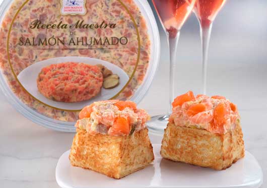 Profesionalhoerca, Receta Maestra de Salmón Ahumado, de Ahumados Domínguez