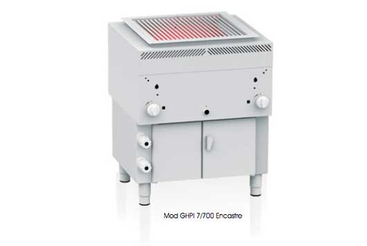 Profesional Horeca, parrilla horizontal a gas GHPI-7-700 encastrable