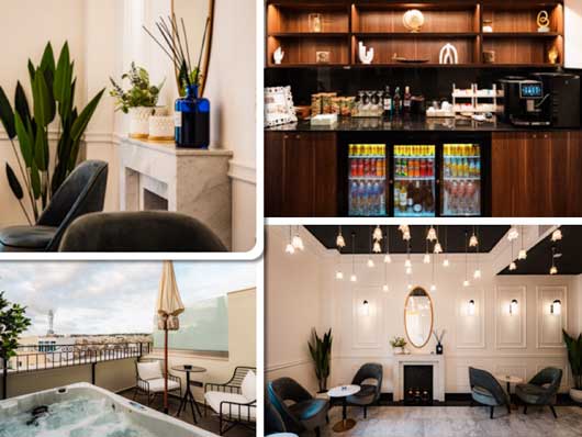 Profesional Horeca, Profesionalhoreca, interiores del hotel Royale Sainte Hélène Boutique Hotel,.obra de Item International