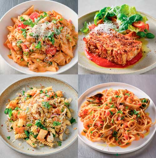 Profesionalhoreca, recetas elaboradas con la gama de pastas de Knorr Professional