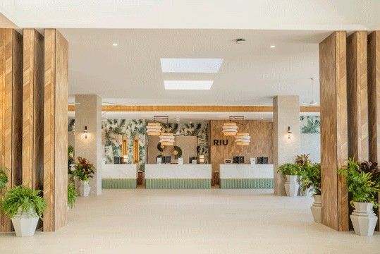 Profesionalhoreca, lobby del hotel Riu Jalicso tras su reforrma