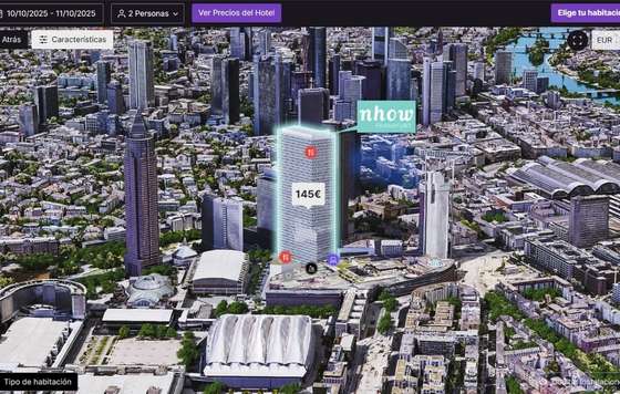 ProfesionalHoreca- Gemelo Digital de NHow Frankfurt by Hotelverse