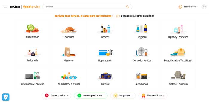 ProfesionalHoreca, tienda on-line de de bonÀrea