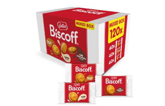 Profesional Horeca, galletas rellenas Biscoff