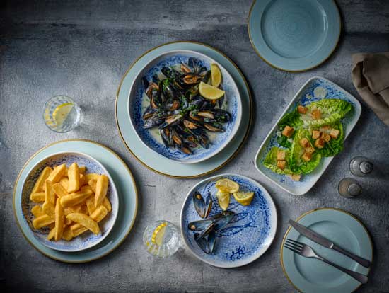 Profesional Horeca, vajilla Inked Fresco, de Churchill