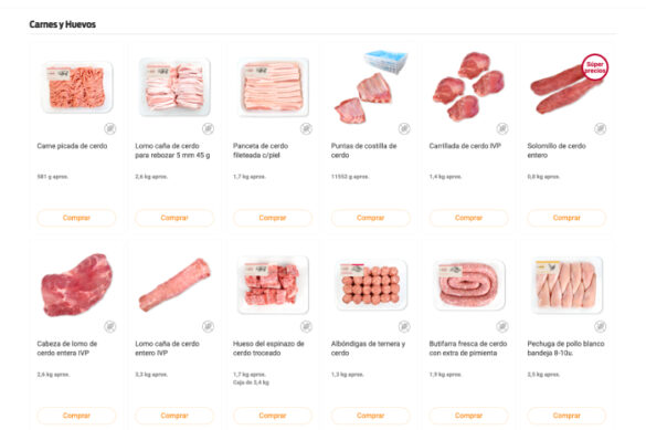 Profesional Horeca, carnes en la tienda on-line de bonArea Foodservice