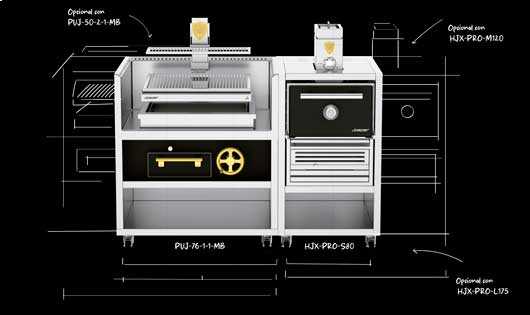 Profesional Horeca, combi de horno brasa + parrilla vasca, de Josper