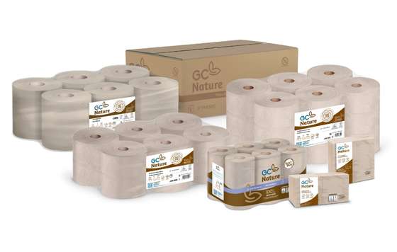 Profesional Horeca, papel higiénico y secamanos GC Nature, de Gomà-Camps 