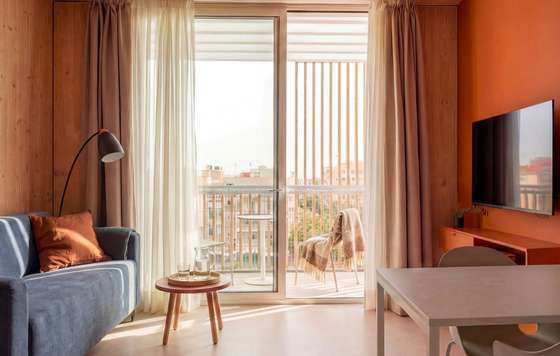 Profesional Horeca- habitación de Korea Olea Málaga, complejo de Kora Living en la Costa del Sol 