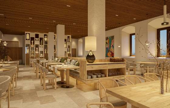 ProfesionalHoreca- comedor del Parador de Ibiza, diseño de Requena y Plaza