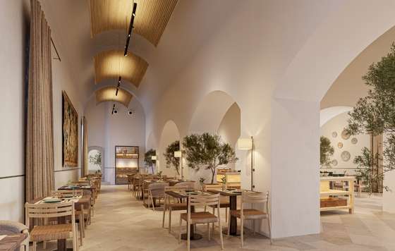 Profesional Horeca- comedor del Parador de Ibiza, diseño de Requena y Plaza