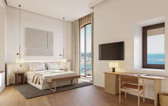 ProfesionalHoreca- habitación del Parador de Ibiza, diseño de Requena y Plaza