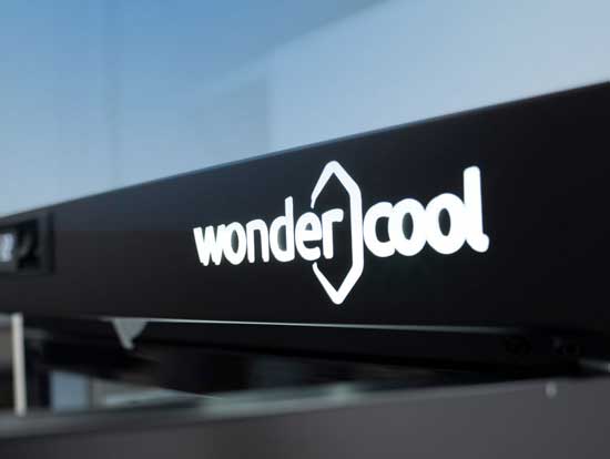 Profesional Horeca, logo en refrigerador Wondercool