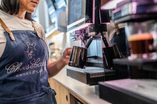 Profesional Horeca, máquina de café Incapto en una cafetería