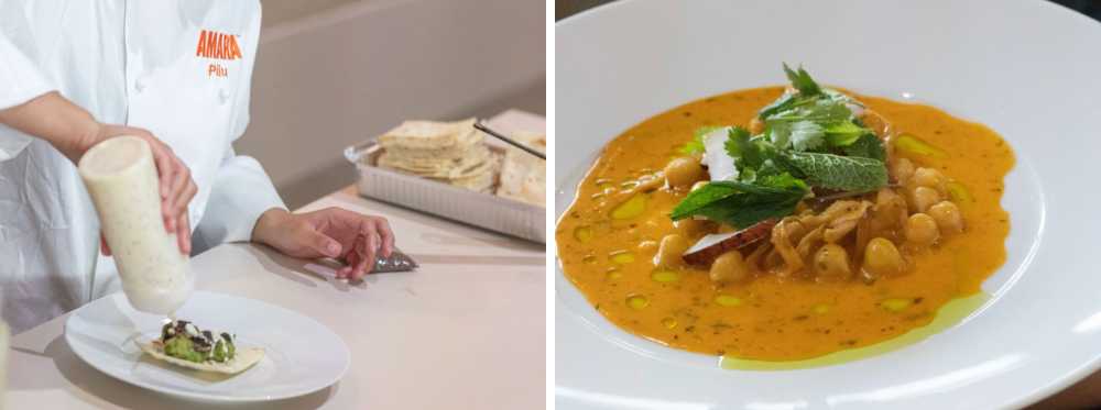 Profesional Horeca- showcooking con productos de Amara Green en Alimentaria