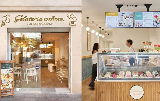 Profesional Horeca, fotos de Gelaterías Carte D’Or de The Magnum Ice Cream Company (Unilever)
