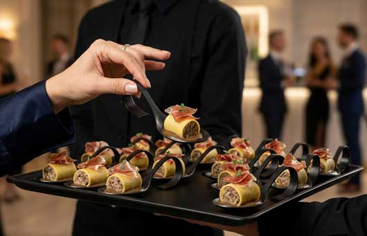 Profesional Horeca, Bocalinis de Laduc en un servicio de catering