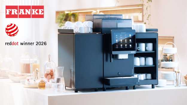 Profesional Horeca, premio Red Dot para la nueva Línea A de máquinas de café de Franke Coffee System